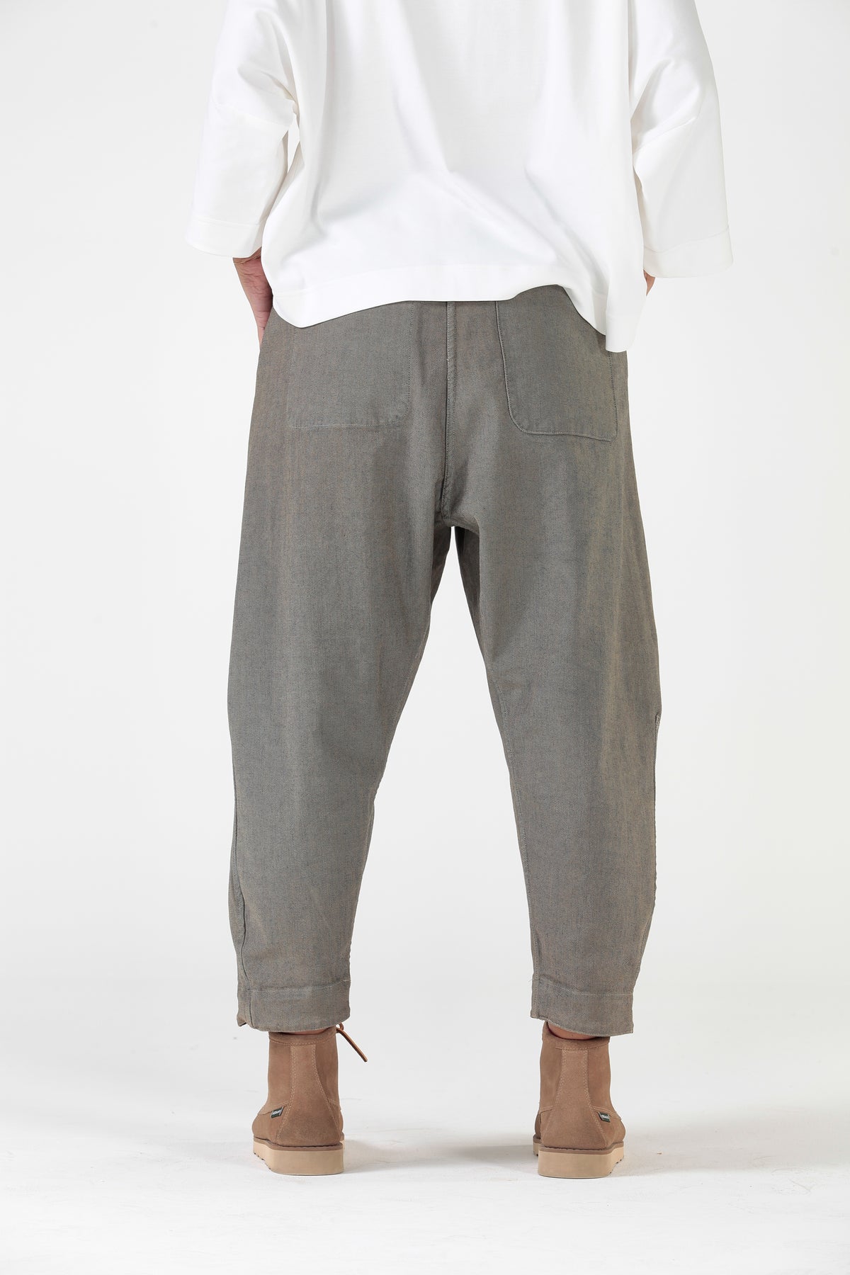 Re-reversibile - Pantalone Balloon — Denim reversibile