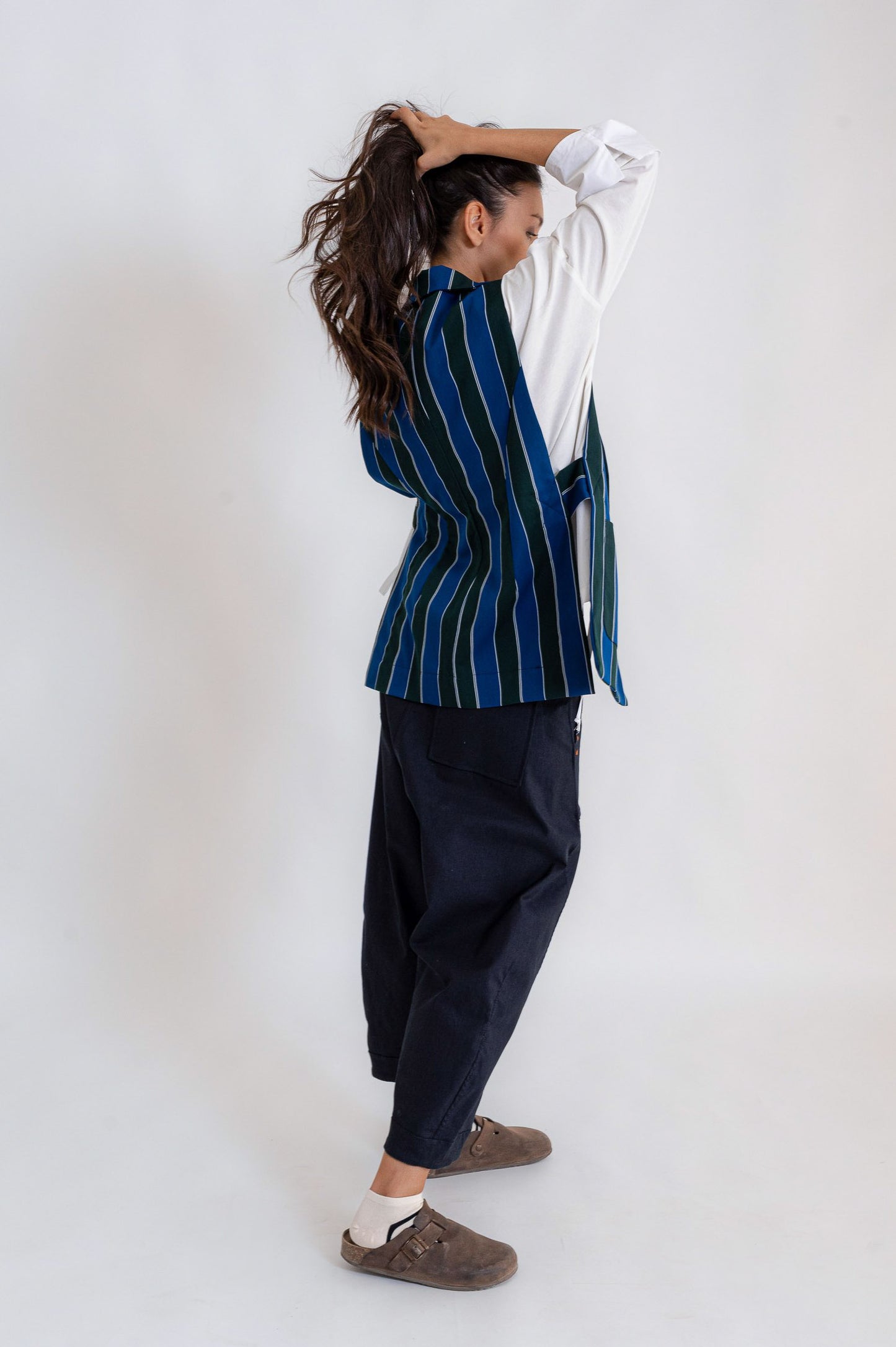 Gilet senza maniche a righe Mod. Re:gent