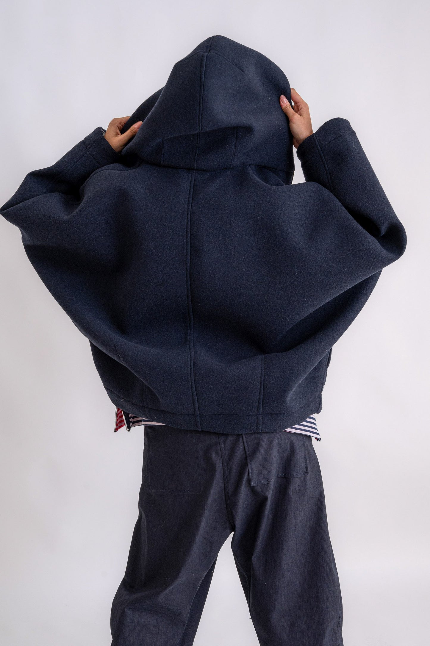 Bomber Mod. Re-gista cappuccio Reversibile
