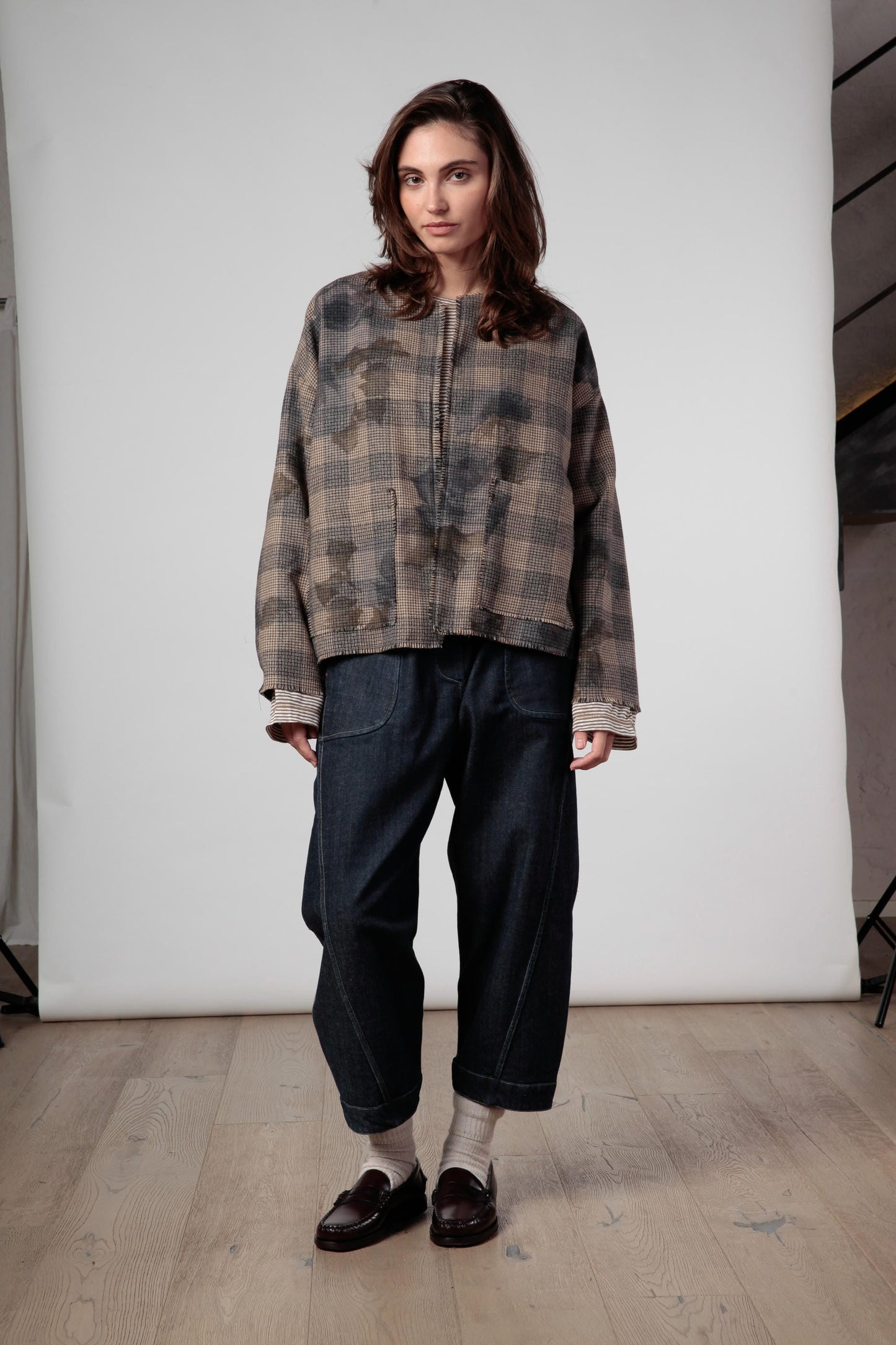 Re:from giacca check in lana