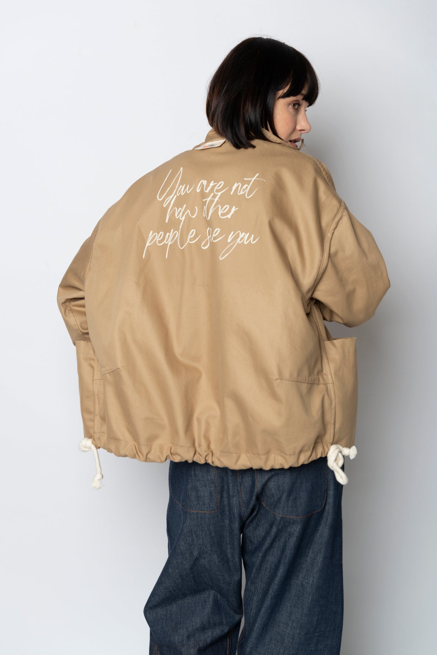 Trench in cotone double face Mod. Re:make