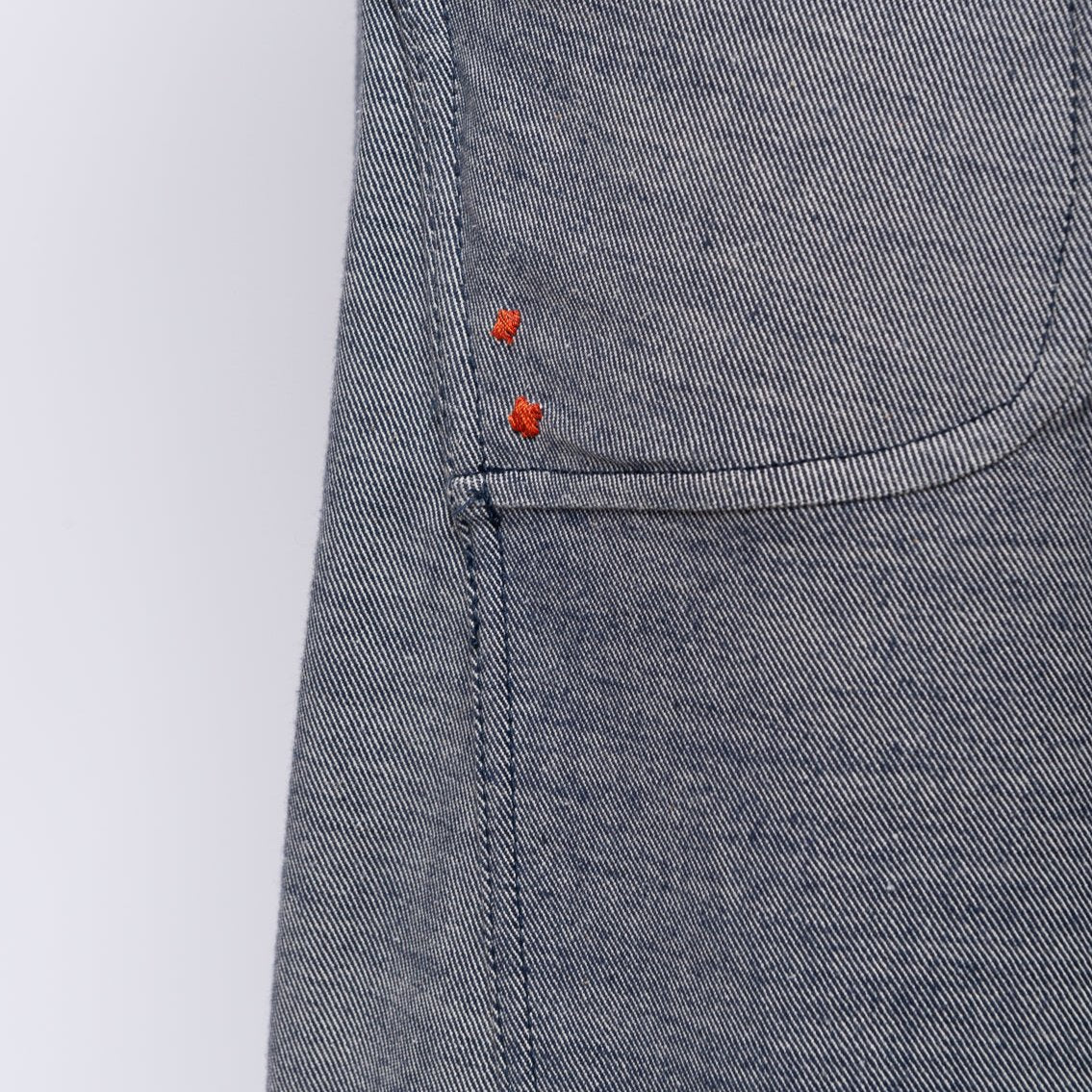 Pantalone Ballon Denim Avorio Double face mod. Re:versibile