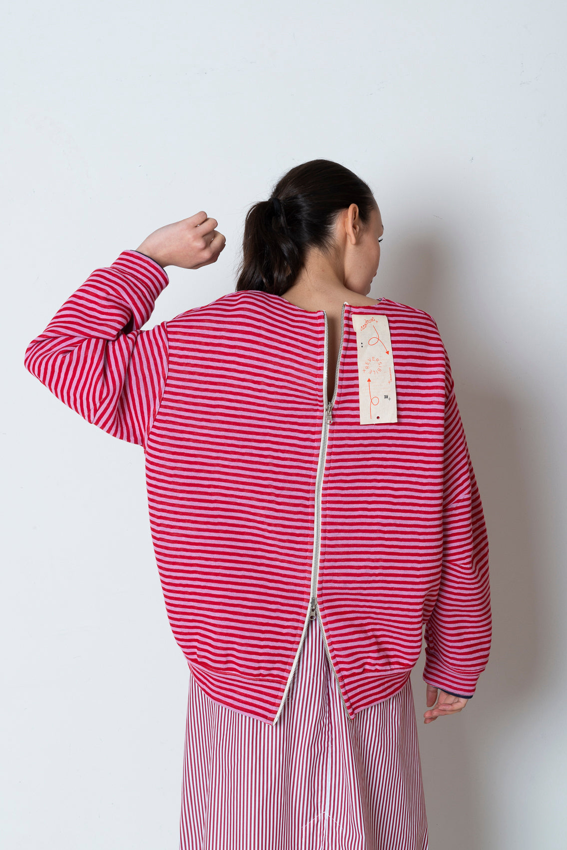 FELPA RECYCLE CON ZIP