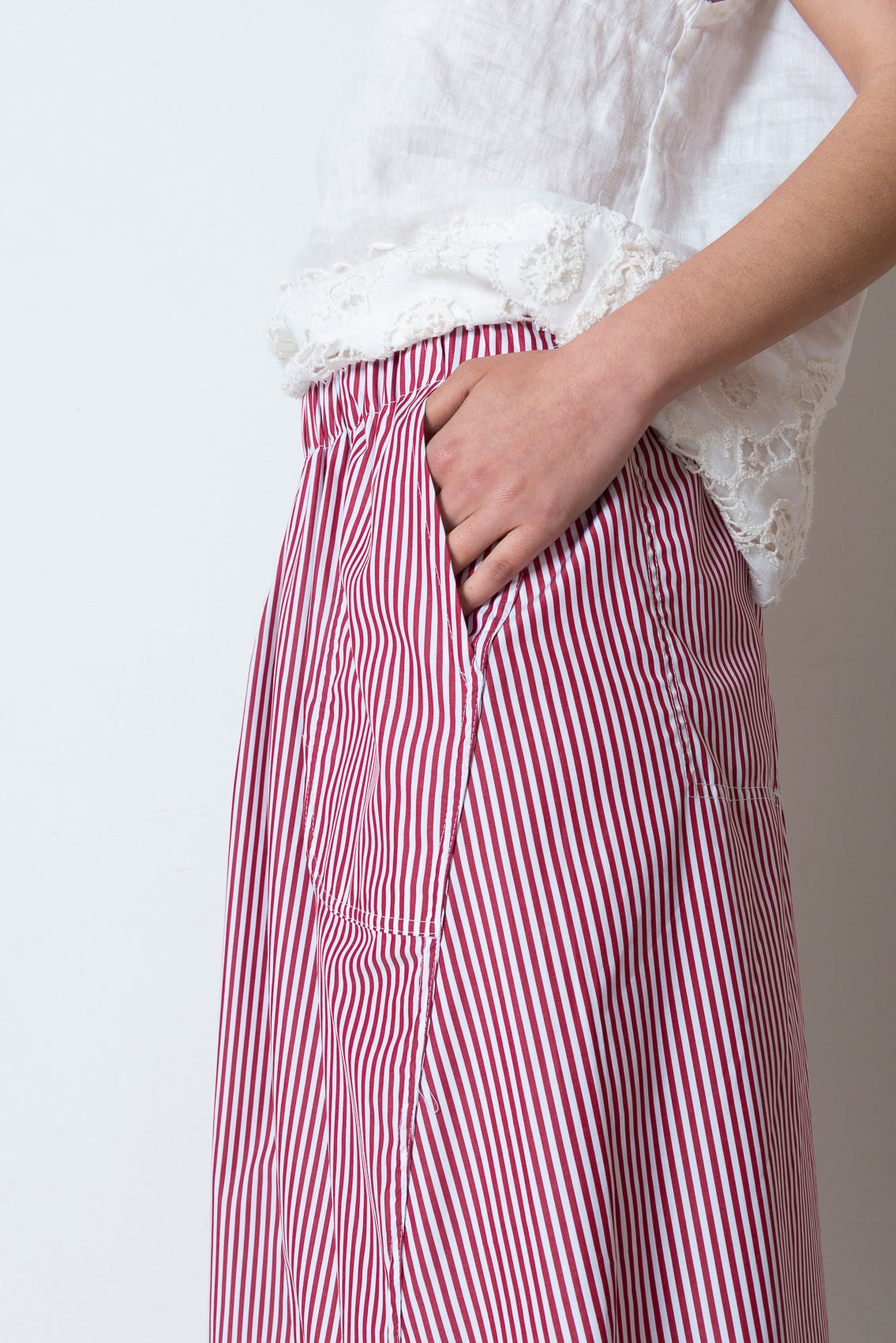 Gonna a righe double face Mod. Re:gina