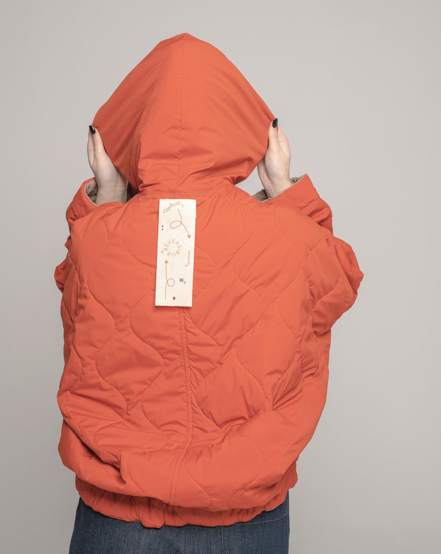Bomber Re-gista cappuccio reversibile