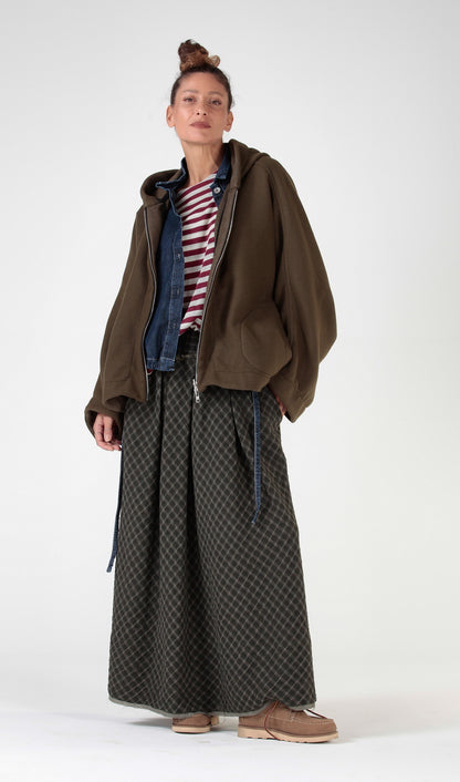 RE:GISTA — Giacca kimono double face in pura lana
