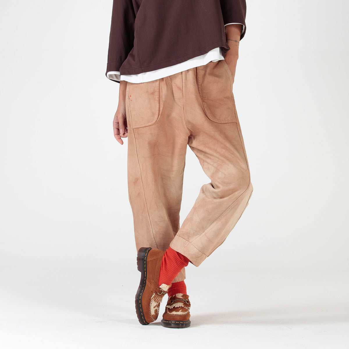 Re-reversibile - Pantalone Balloon — Denim reversibile