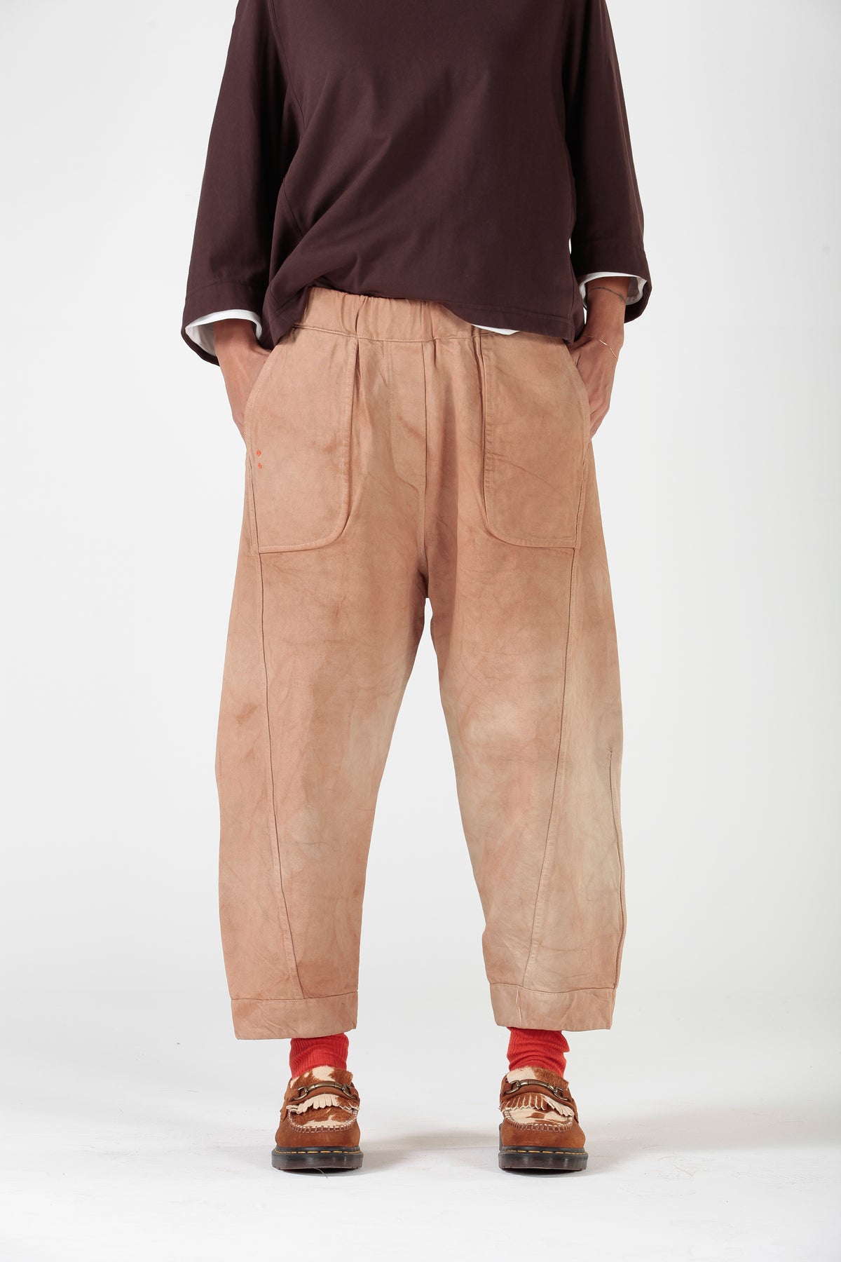 Re-reversibile - Pantalone Balloon — Denim reversibile
