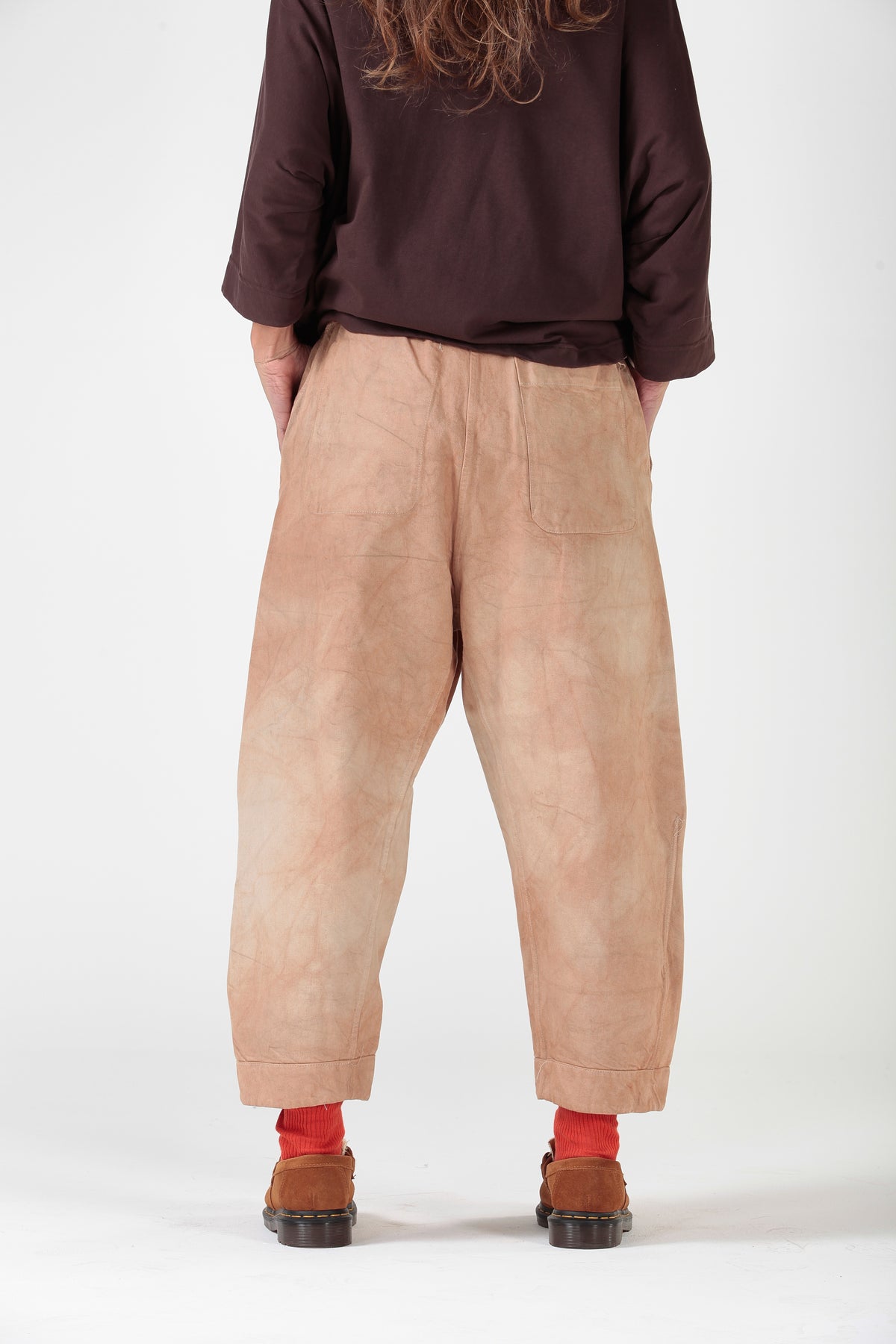 Re-reversibile - Pantalone Balloon — Denim reversibile