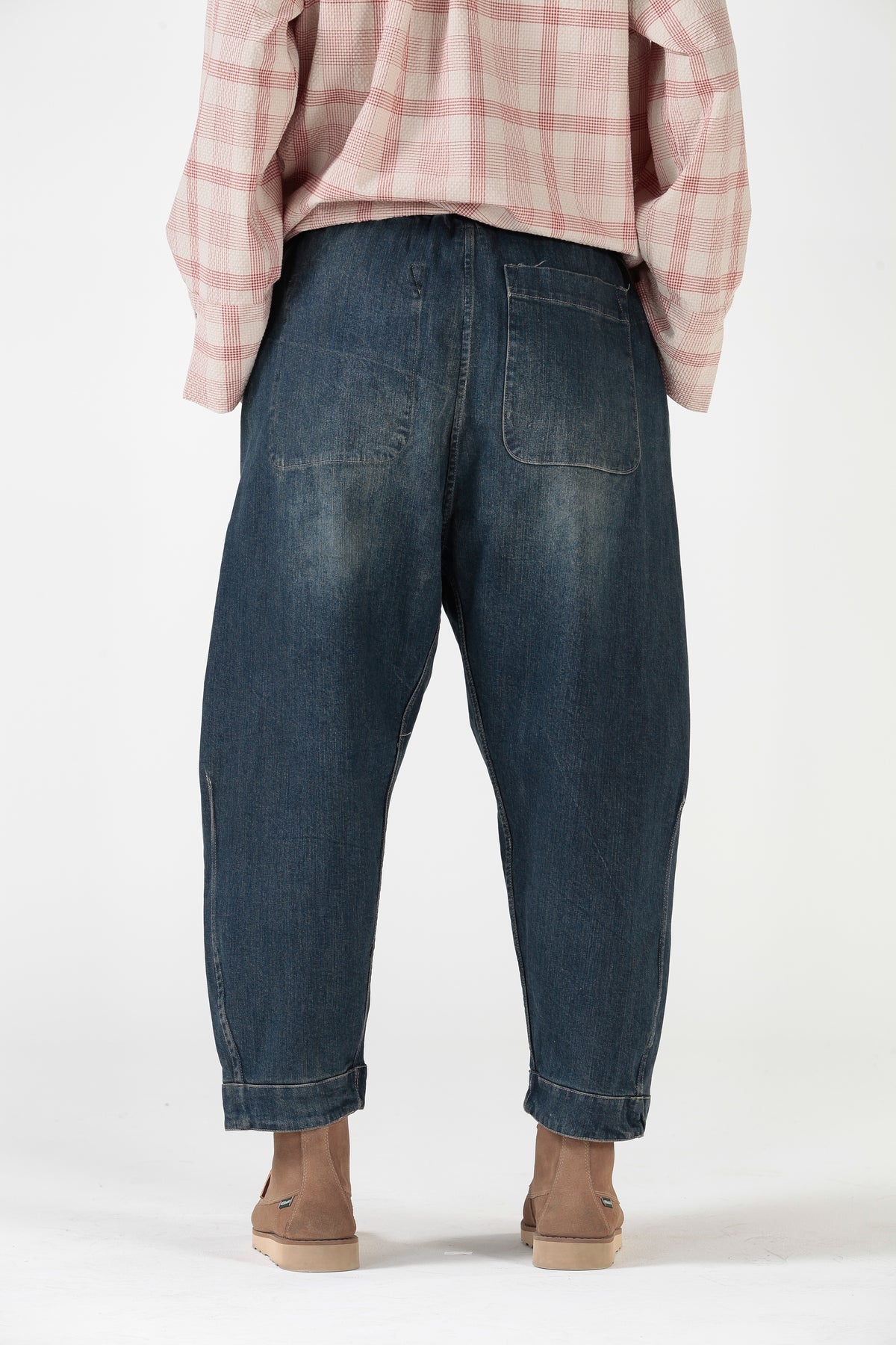 Re-reversibile - Pantalone Balloon — Denim reversibile