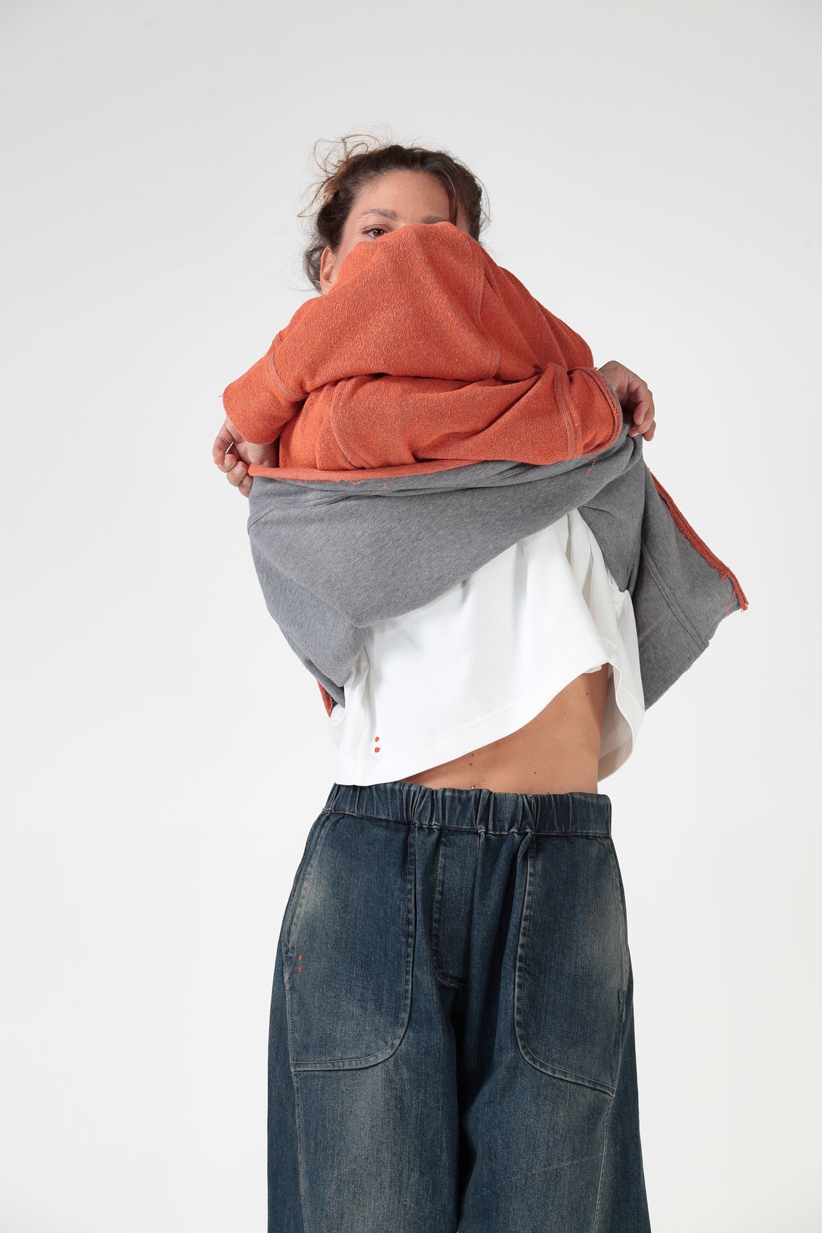 RE: FORM —  Felpa double face in cotone