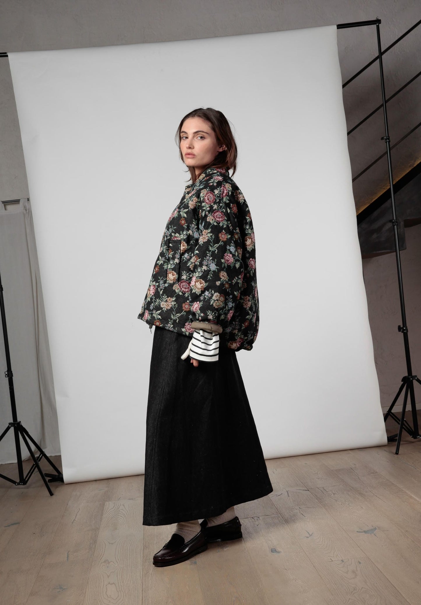 Re:flex Bomber Jaquard double face