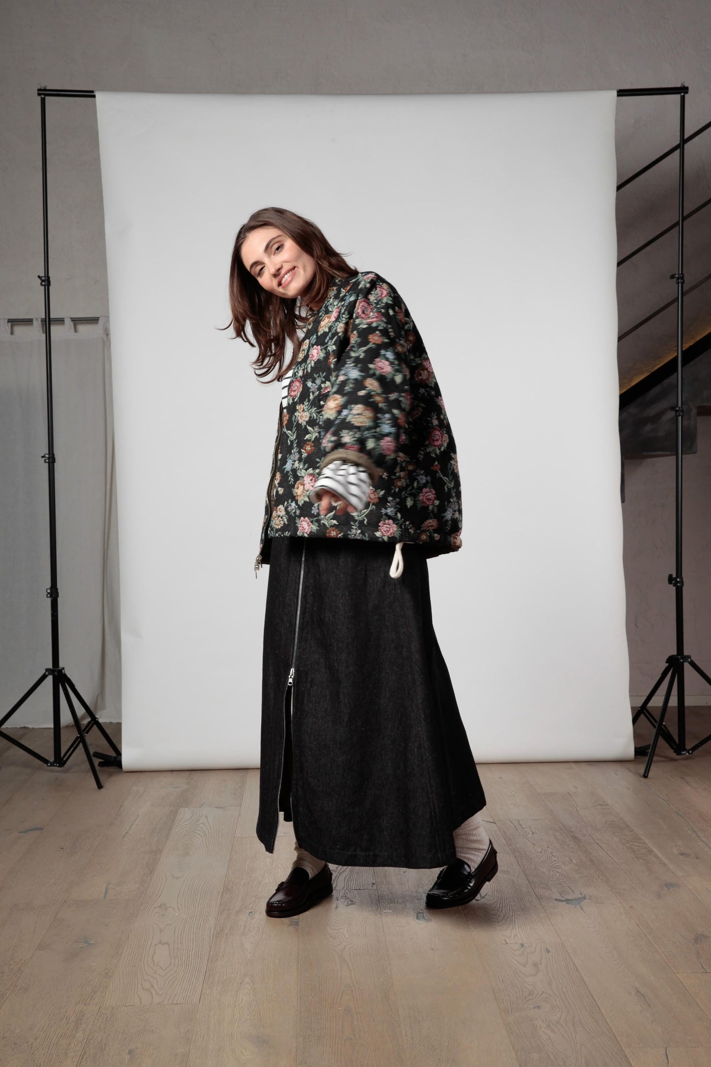 Re:flex Bomber Jaquard double face