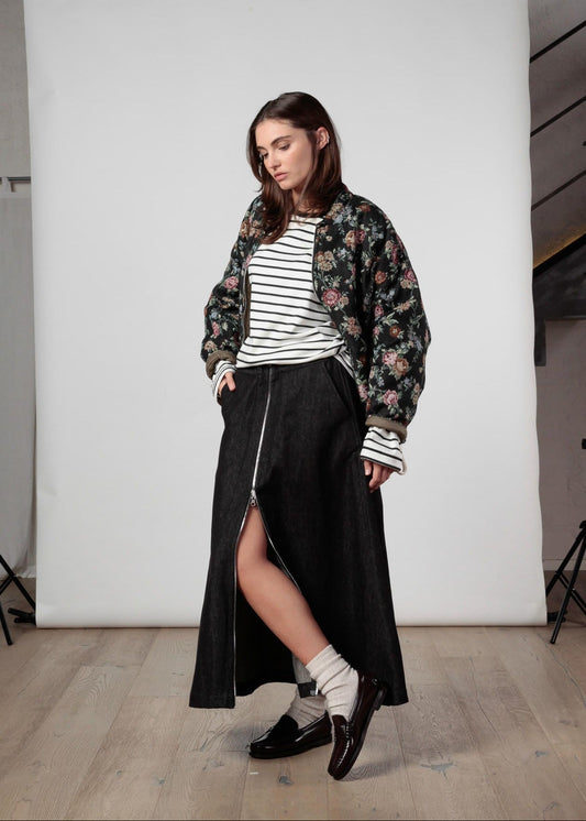 Re:mira gonna in Denim double-face