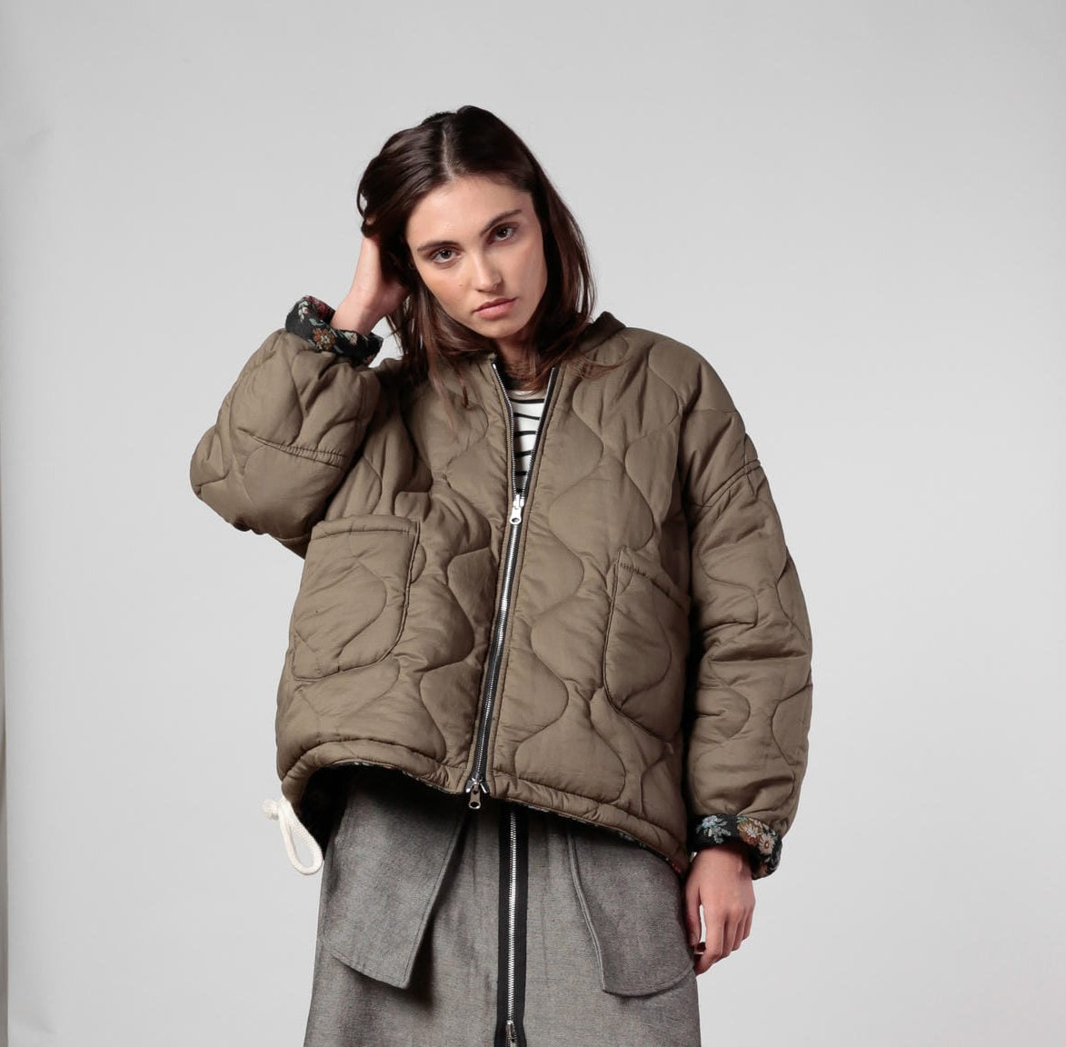 Re:flex Bomber Jaquard double face