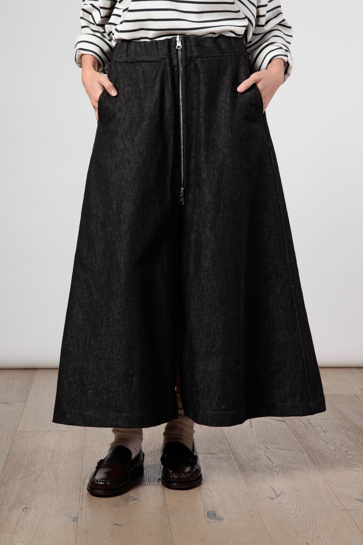 Re:mira gonna in Denim double-face