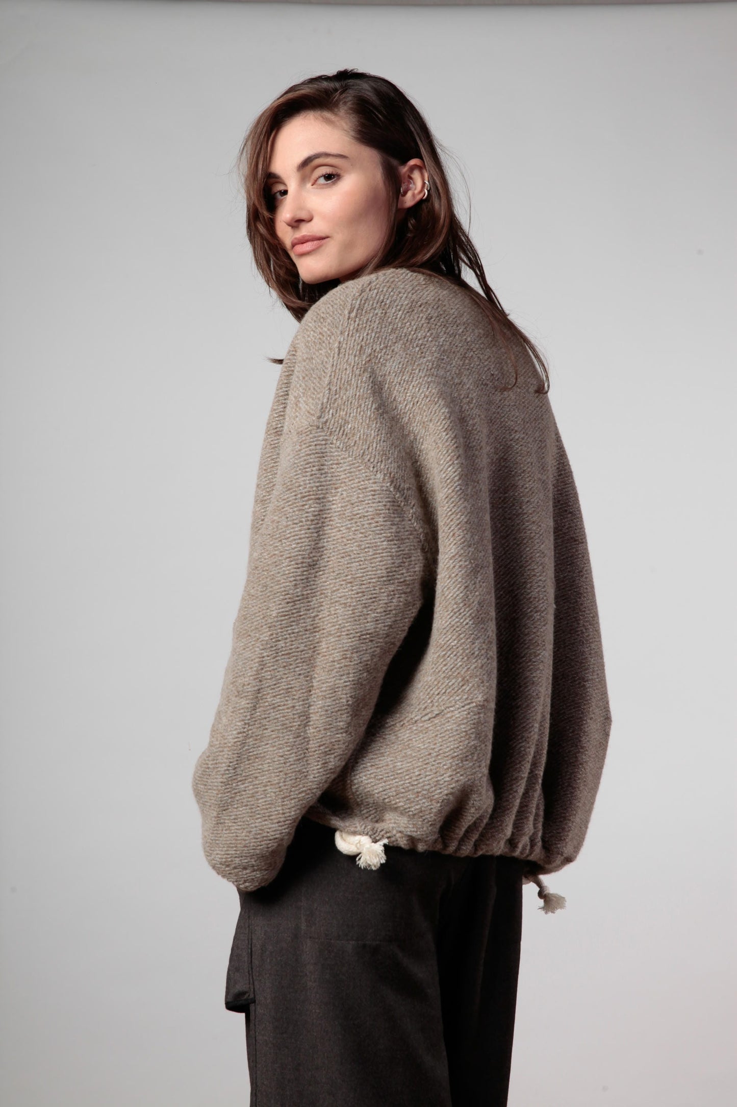 Re:sisto Giacca Kimono con tasche Double-face