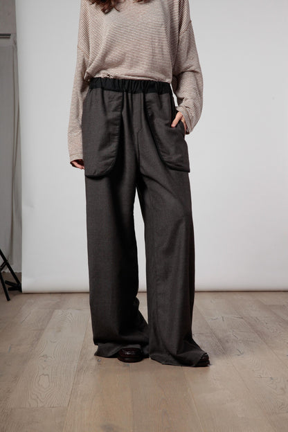 Re:lax Pantalone Palazzo double face