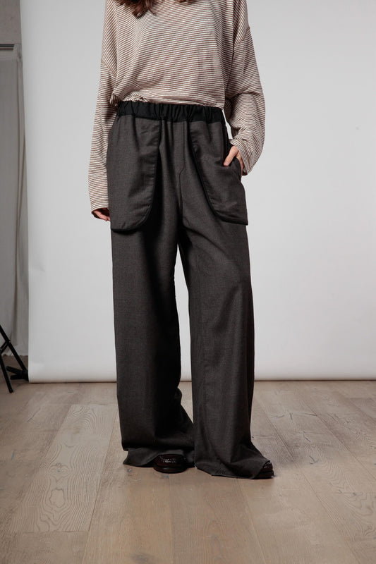 Re:lax Pantalone Palazzo double face