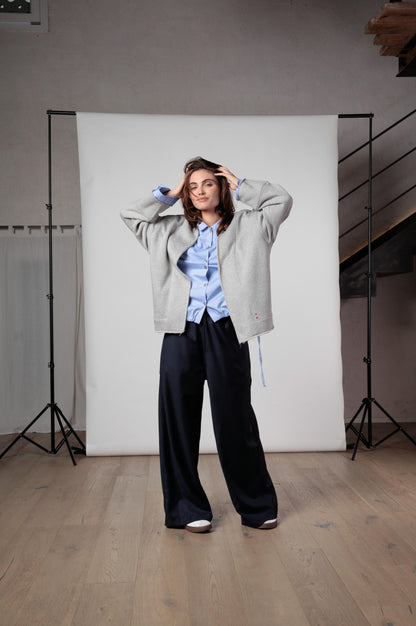 Re:iki kimono in Felpa Double face