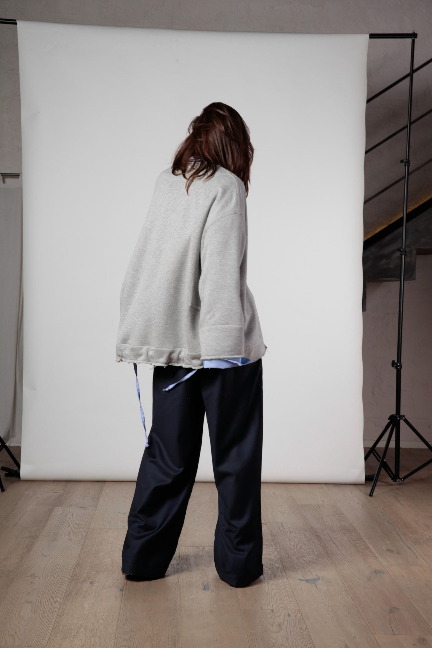 Re:iki kimono in Felpa Double face