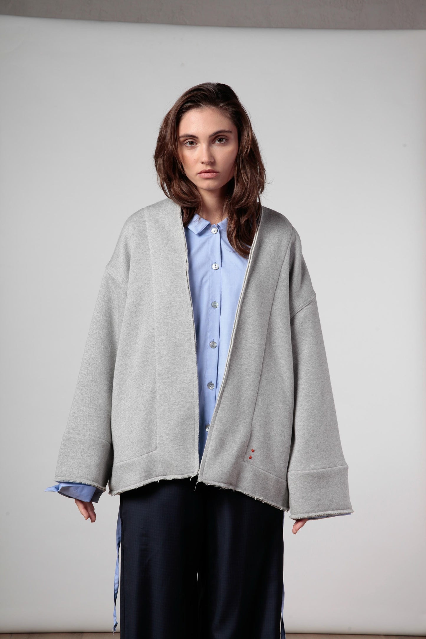 Re:iki kimono in Felpa Double face