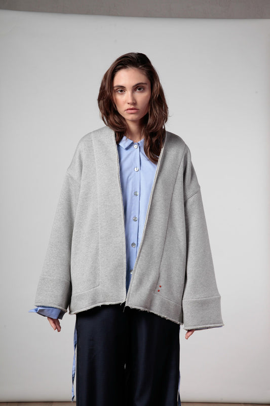 Re:iki kimono in Felpa Double face