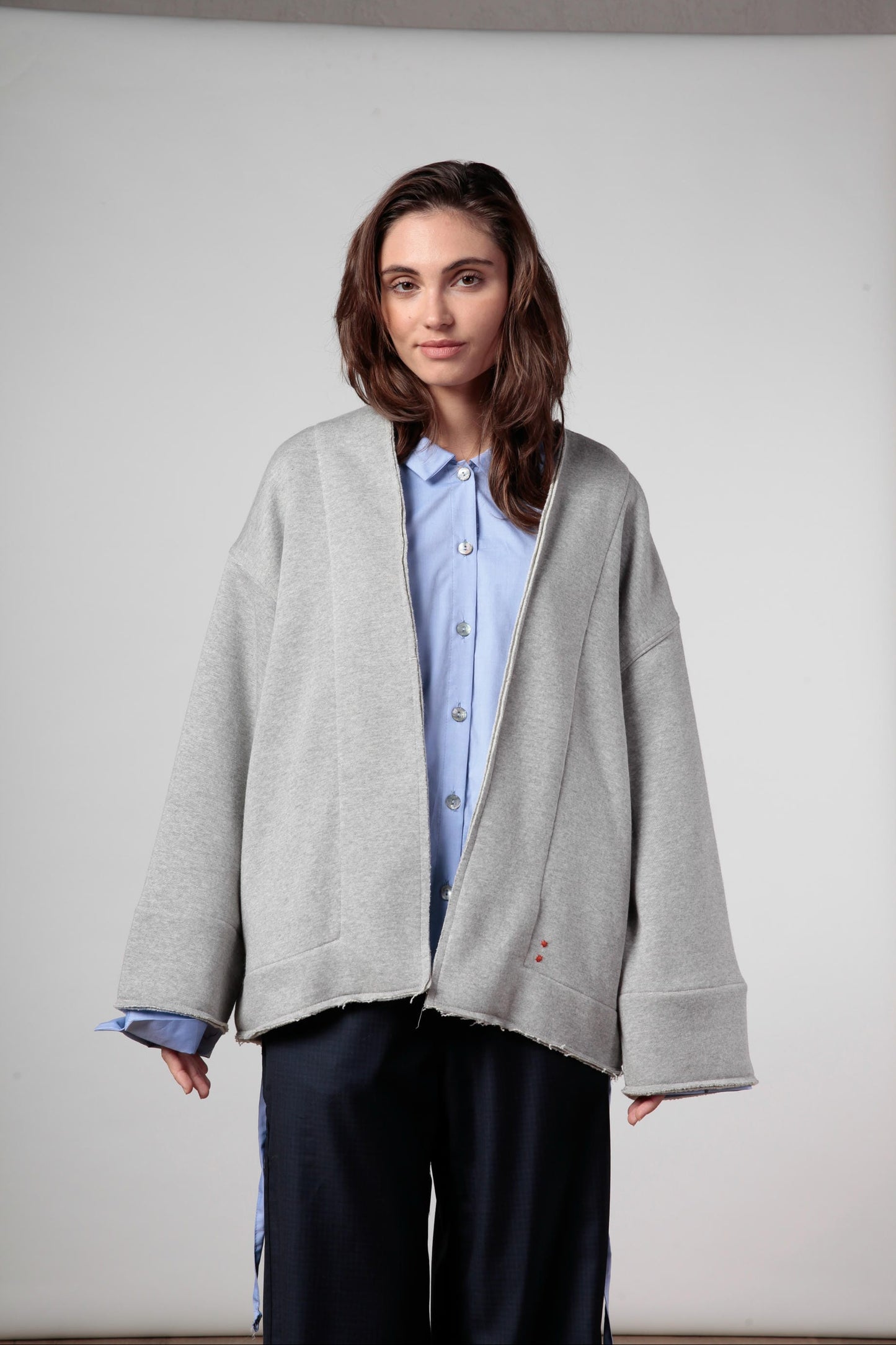 Re:iki kimono in Felpa Double face