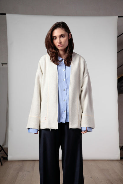 Re:iki kimono in Felpa Double face