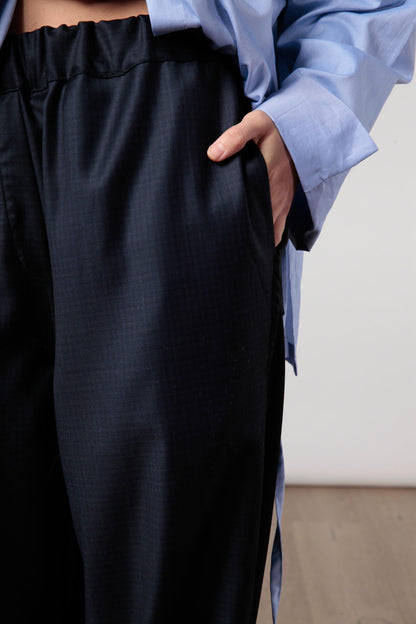 Re:lax Pantalone Palazzo double face