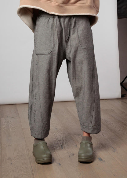 Re-reversibile - pantalone Balloon in denim nero