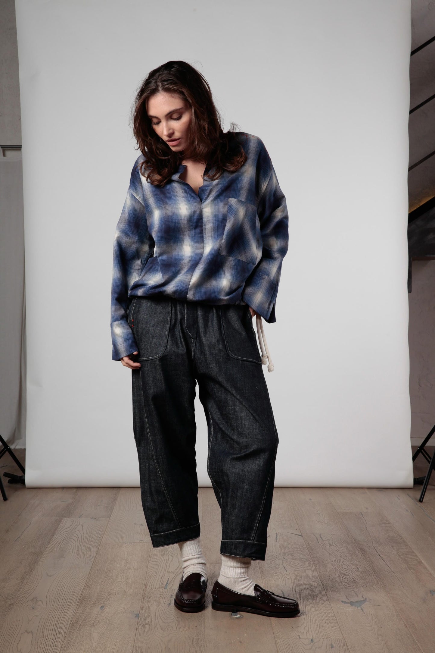 Re:becca camicia serafino a quadri