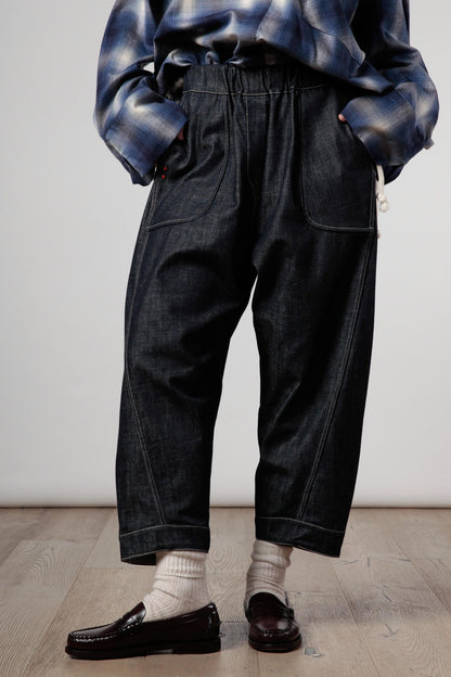 Re-reversibile - pantalone Balloon in denim -