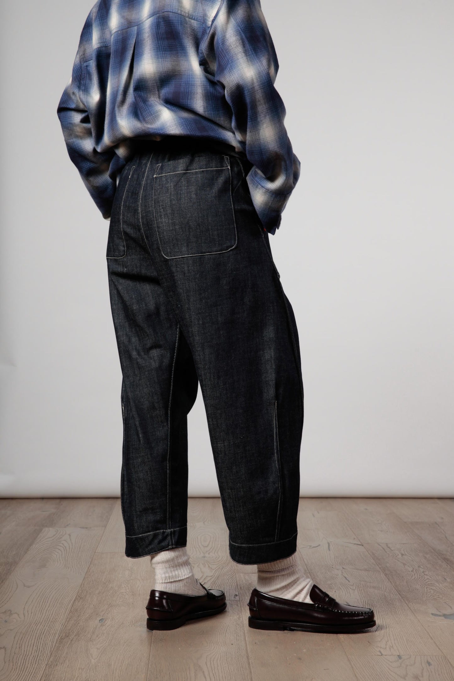 Re-reversibile - pantalone Balloon in denim -