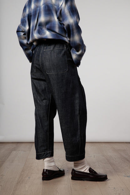 Re-reversibile - pantalone Balloon in denim -