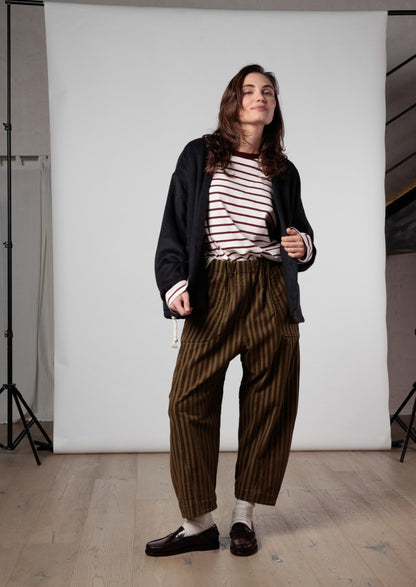 Re-reversibile - pantalone Balloon in velluto costa larga