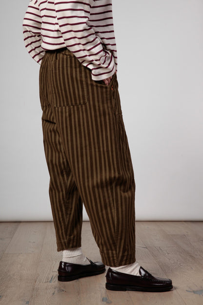 Re-reversibile - pantalone Balloon in velluto costa larga