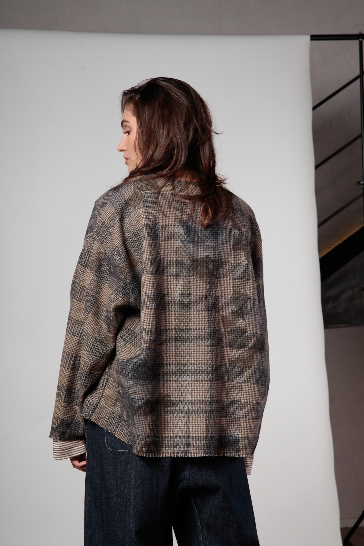 Re:from giacca check  in lana