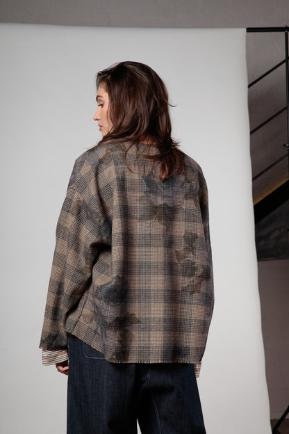 Re:from giacca check  in lana