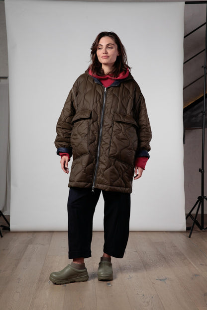 Re:flex Parka  over con cappuccio Double-face