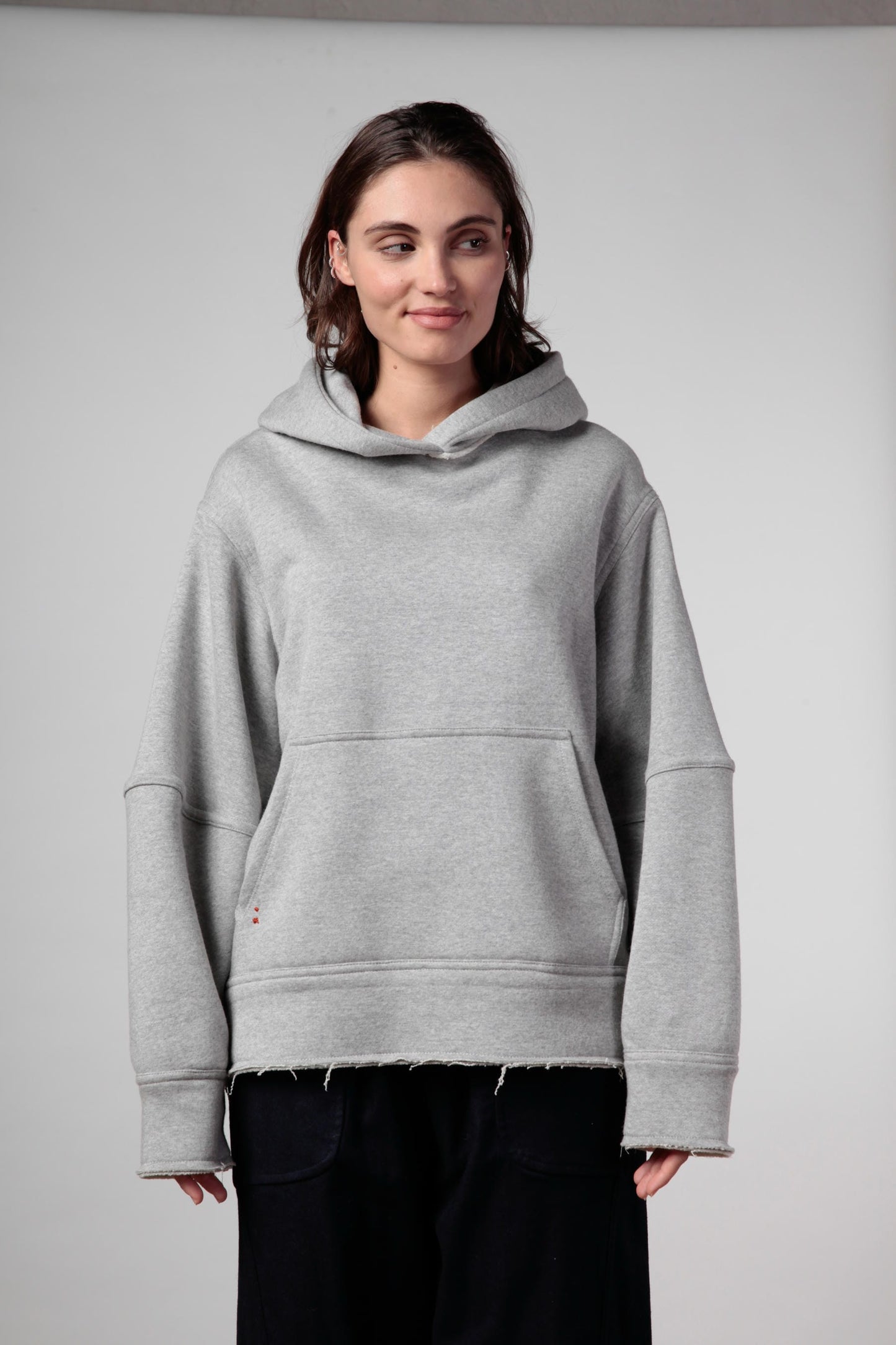 Re:form Felpa cappuccio over Double - face