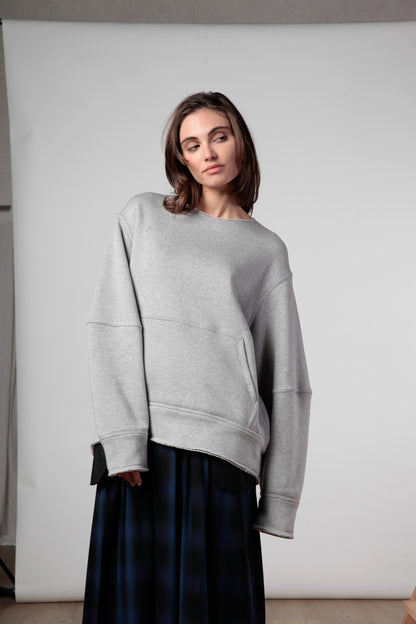 Re:form Felpa girocollo over Double - face