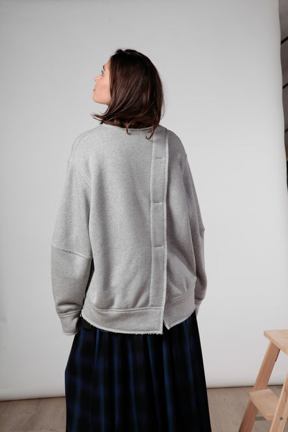 Re:form Felpa girocollo over Double - face