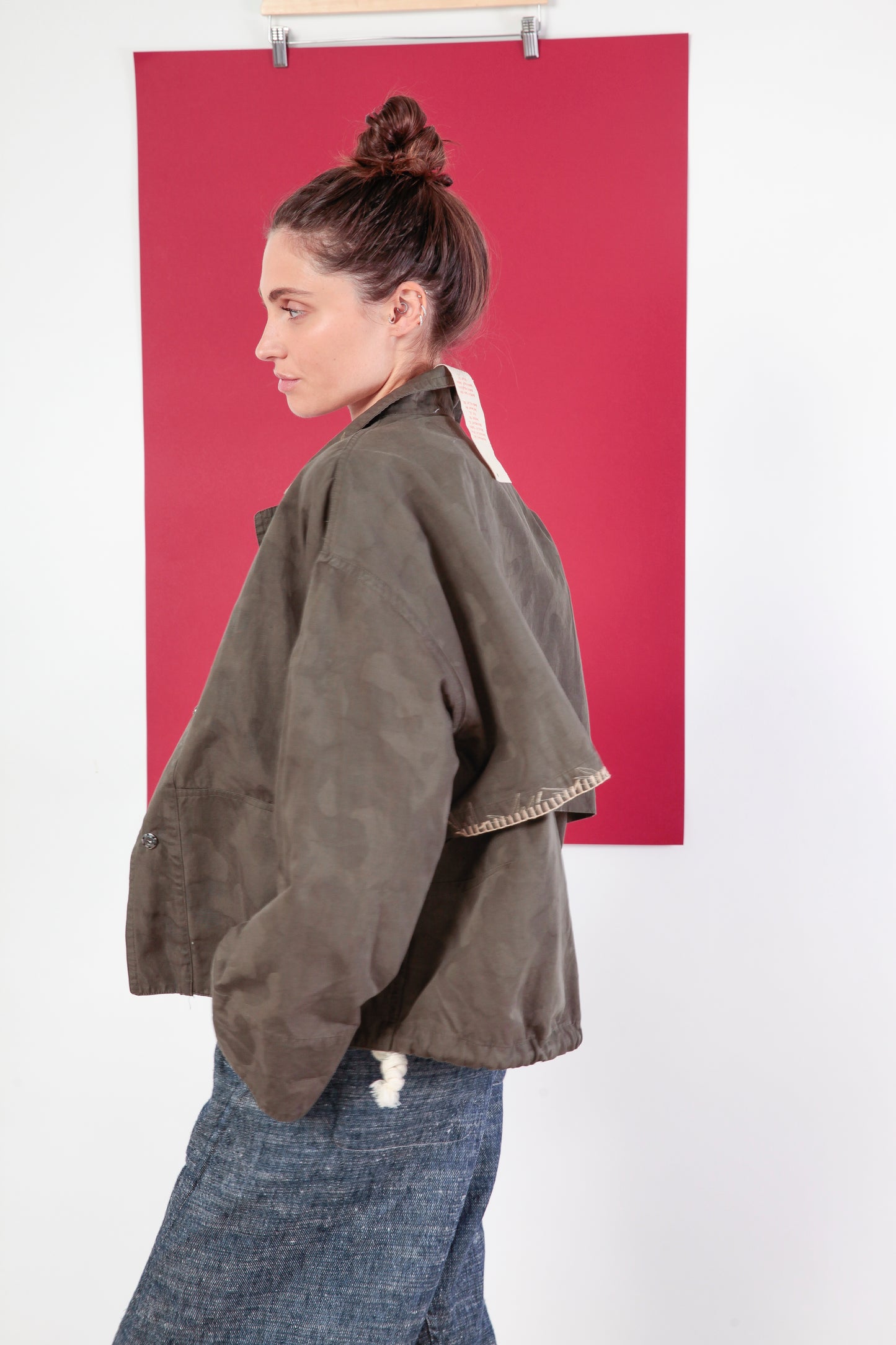 Trench in cotone double face  Mod. Re:make