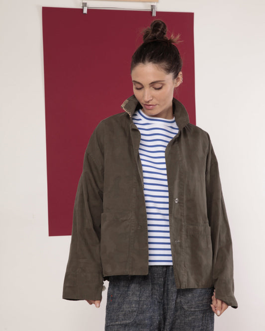 Trench in cotone double face  Mod. Re:make