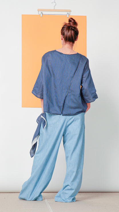 Pantalone Palazzo Mod. Re:lax double face