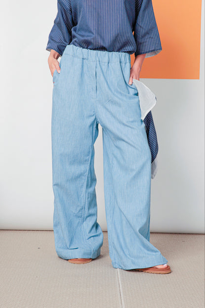 Pantalone Palazzo Mod. Re:lax double face