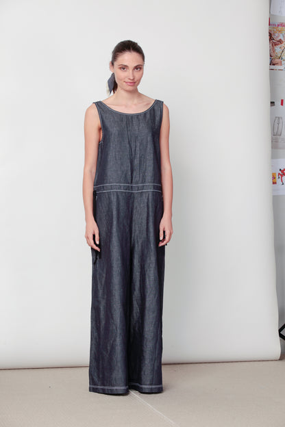 Tuta in Denim Art. Re:linea