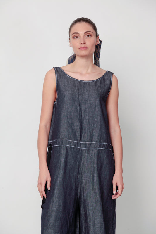 Tuta in Denim Art. Re:linea