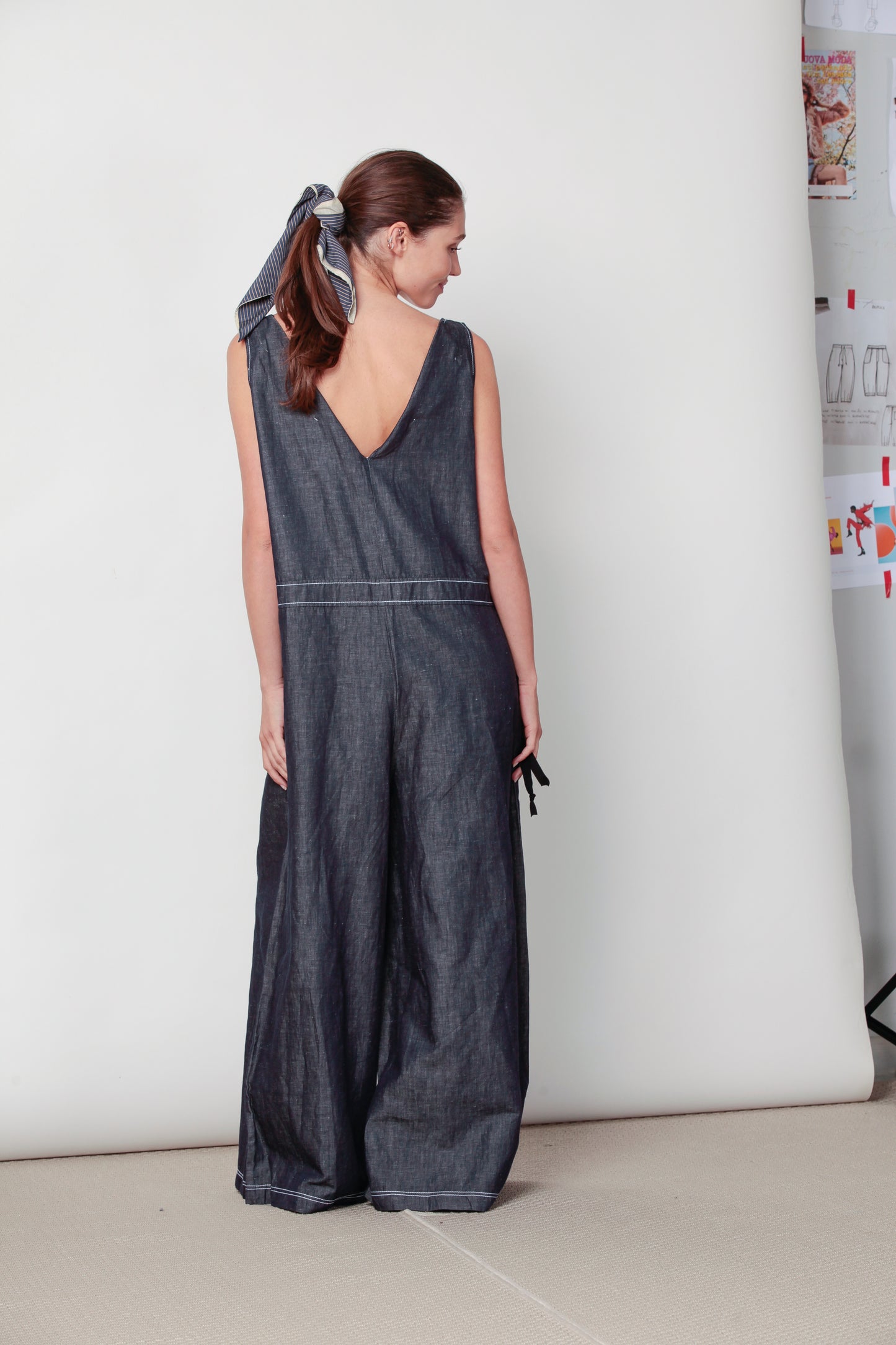 Tuta in Denim Art. Re:linea